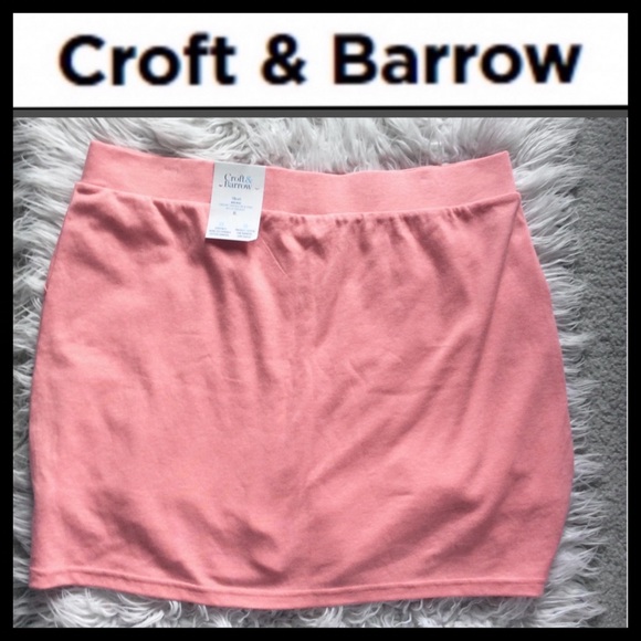 NWT Croft & Barrow Mid Rise Knit Skort - Picture 3 of 6